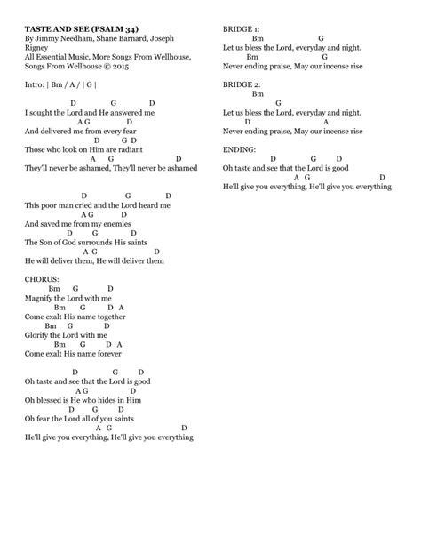 Look And See Chords .